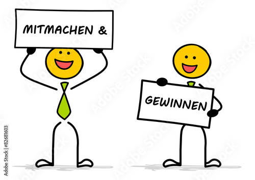 Strichmännchen - Mitmachen und gewinnen