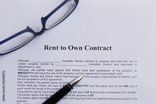 rent to own contract