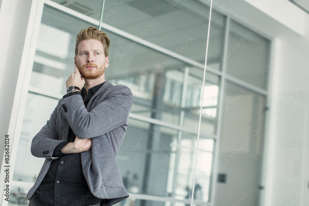 Fototapeta premium Young man in the office