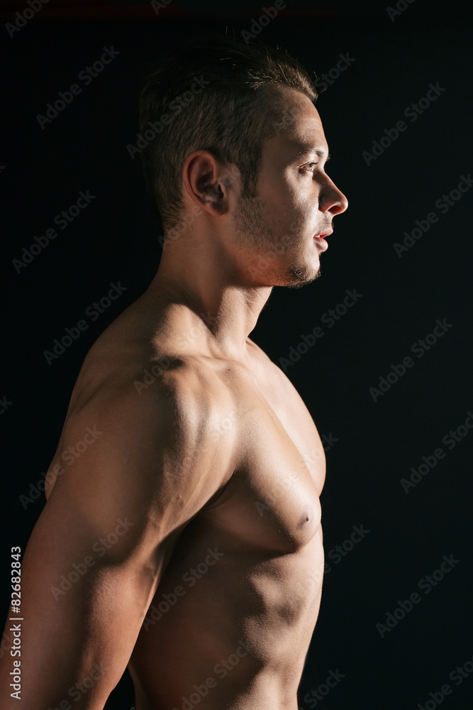 Man with muscles