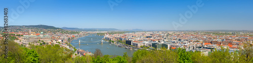 Budapest in a sunny spring day