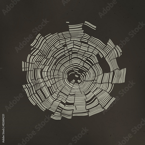 Tree Rings Background. Template for annual reports, brochures, e