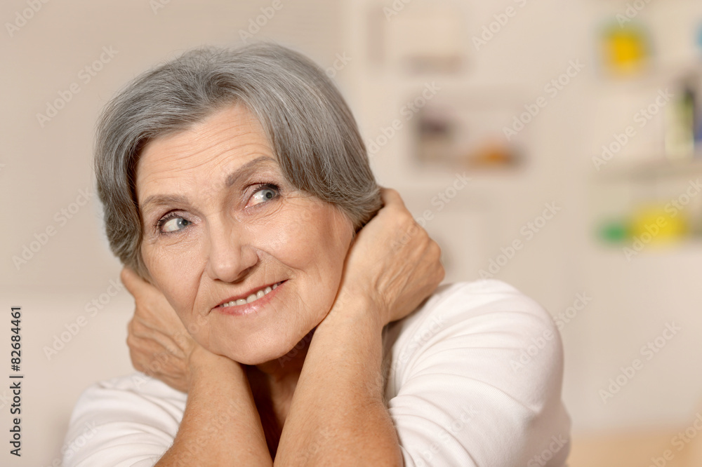 Portrait of senior woman Portrait of senior woman