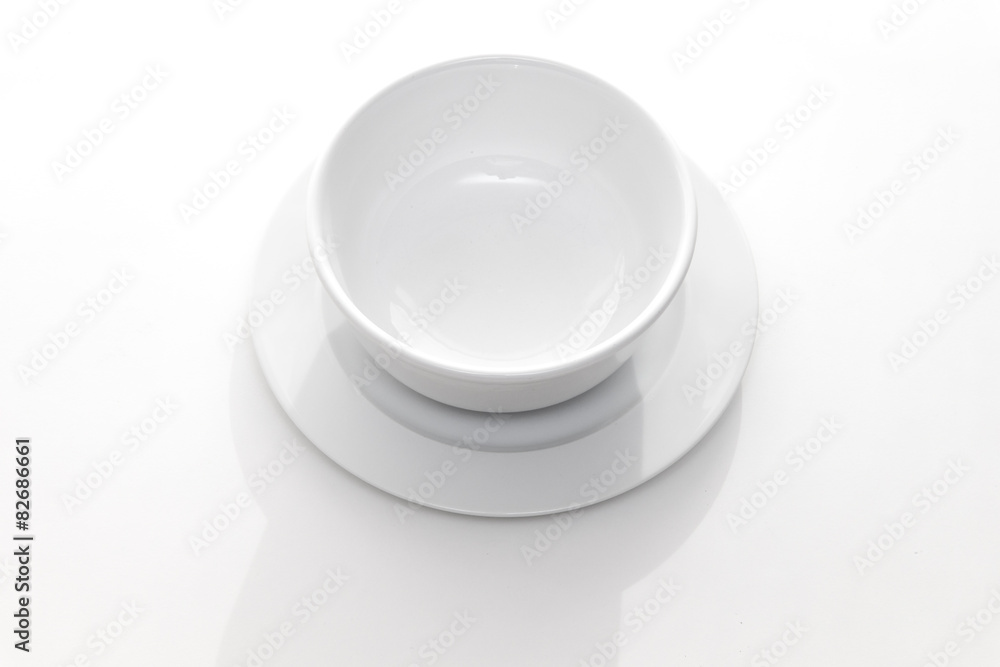 Schüssel und Unterteller