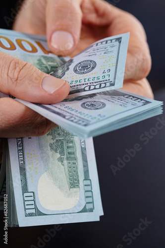 businessman with money