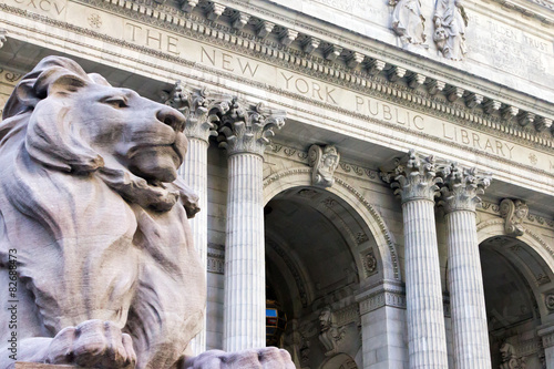 New York City Public Library Entrance photo