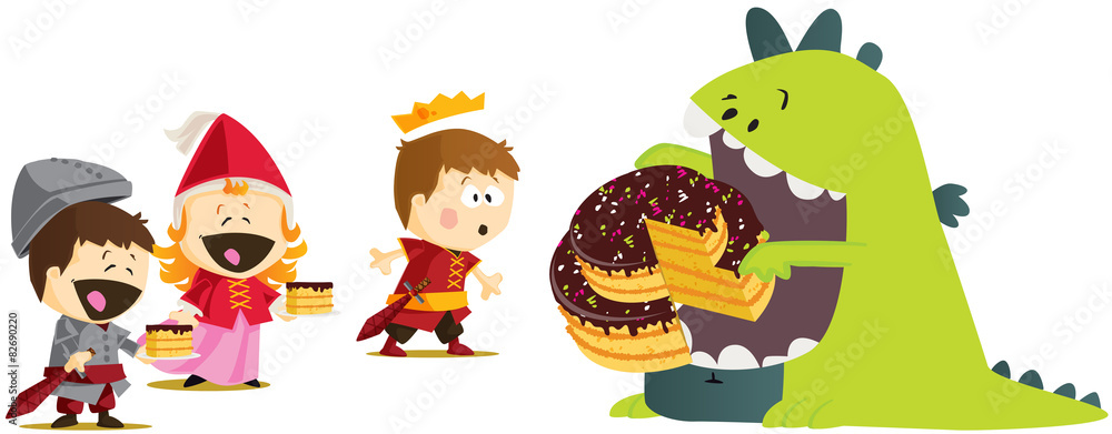 Obraz premium Joyeux anniversaire, dragon !