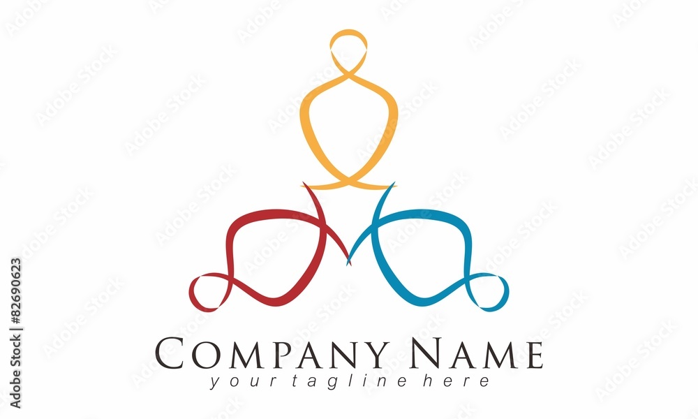 People Logo Vector Teamwork Love People Logo Vector Teamwork Love