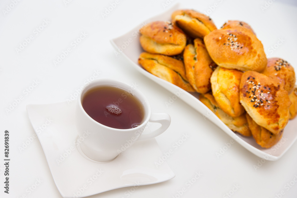 Pogataschen gefüllt Pogataschen gefüllt