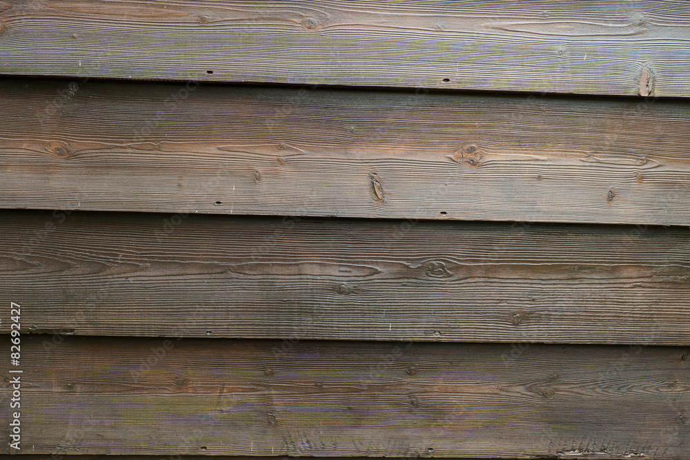 Fototapeta premium old wooden background with horizontal boards