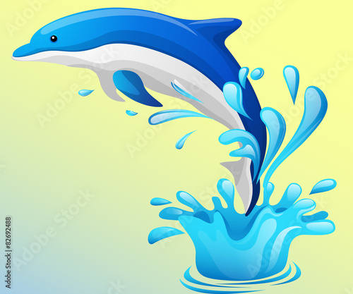 delfino che salta photo