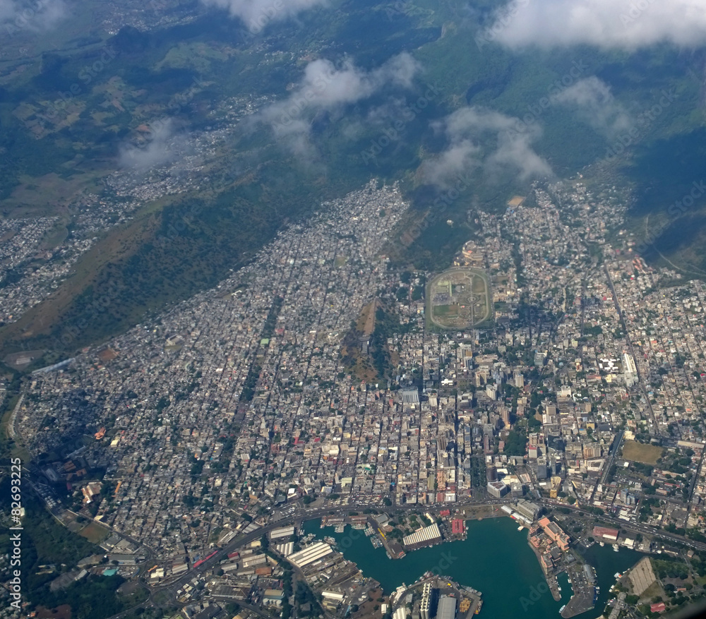 Obraz premium Aerial mauritius