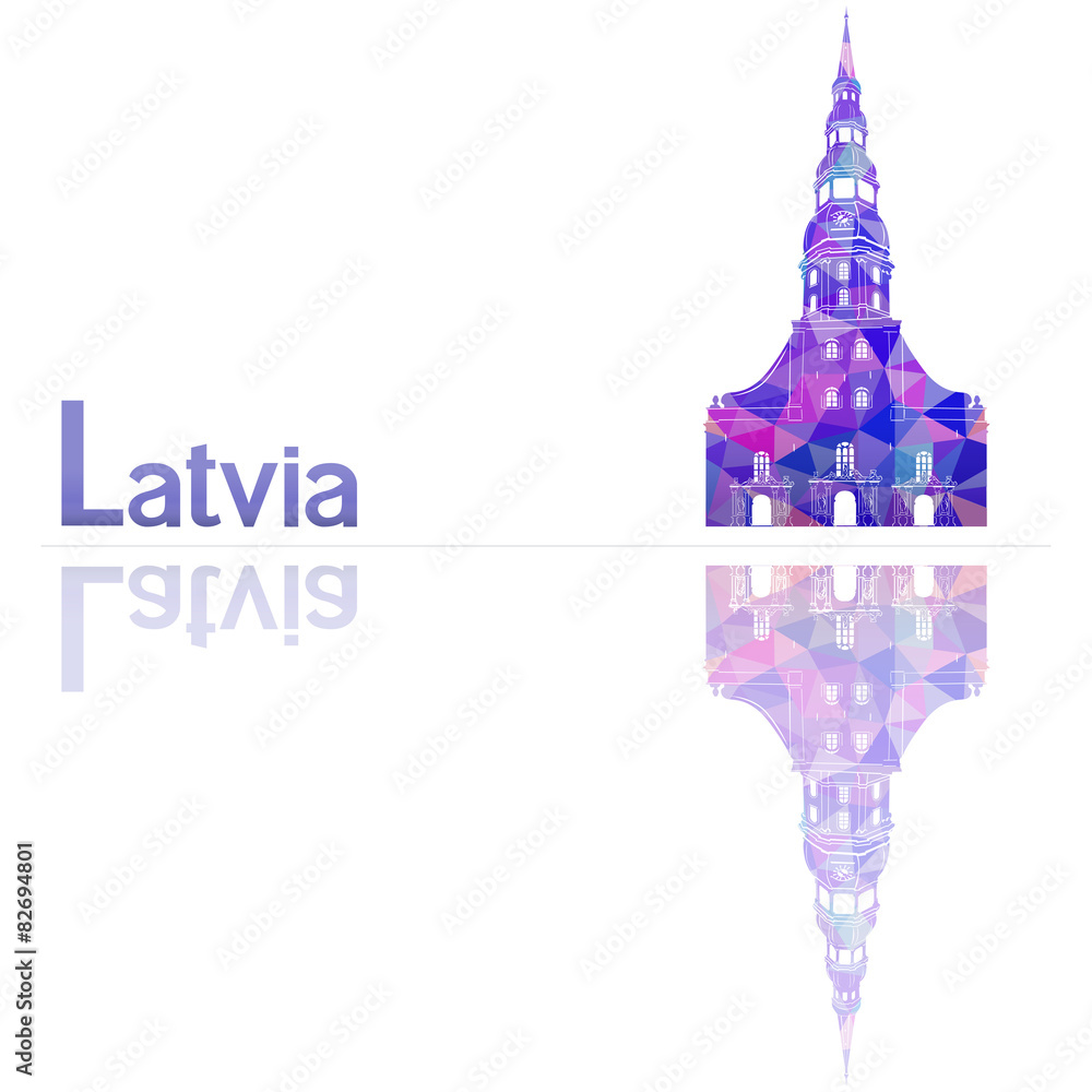 symbol of Latvia, vector illustration symbol of Latvia, vector illustration