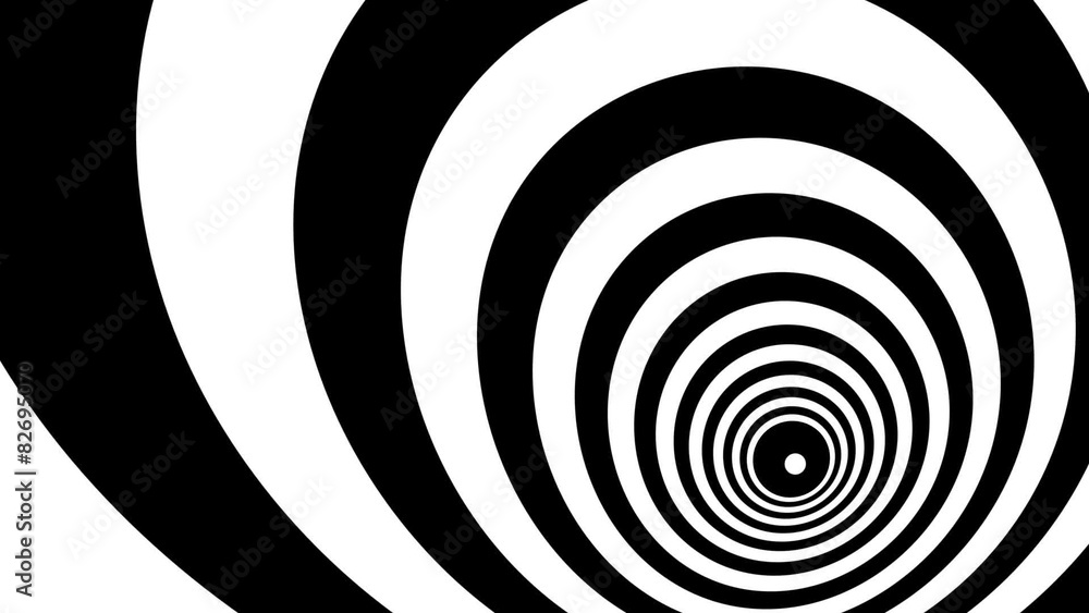 Concentric oncoming abstract symbol, bust Concentric oncoming abstract symbol, bust