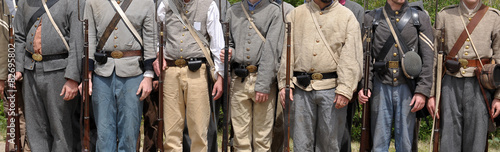 Confederate uniforms - American Civil War 1861-1865 photo