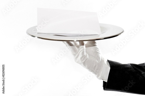 Nachricht wird serviert, leer