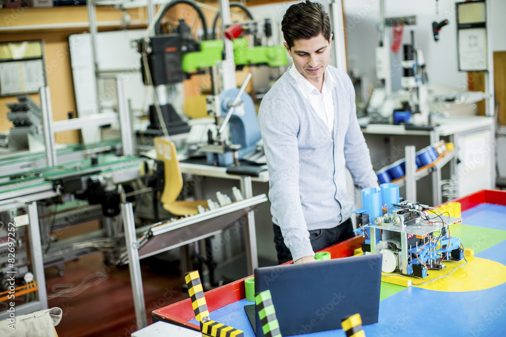 Engineer in the factory Engineer in the factory