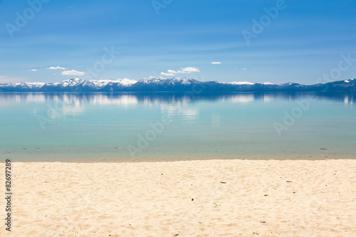 Lake Tahoe sandy beach