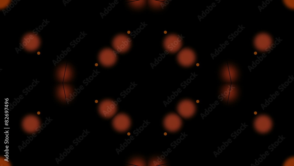 Orange Bokeh Lights Orange Bokeh Lights