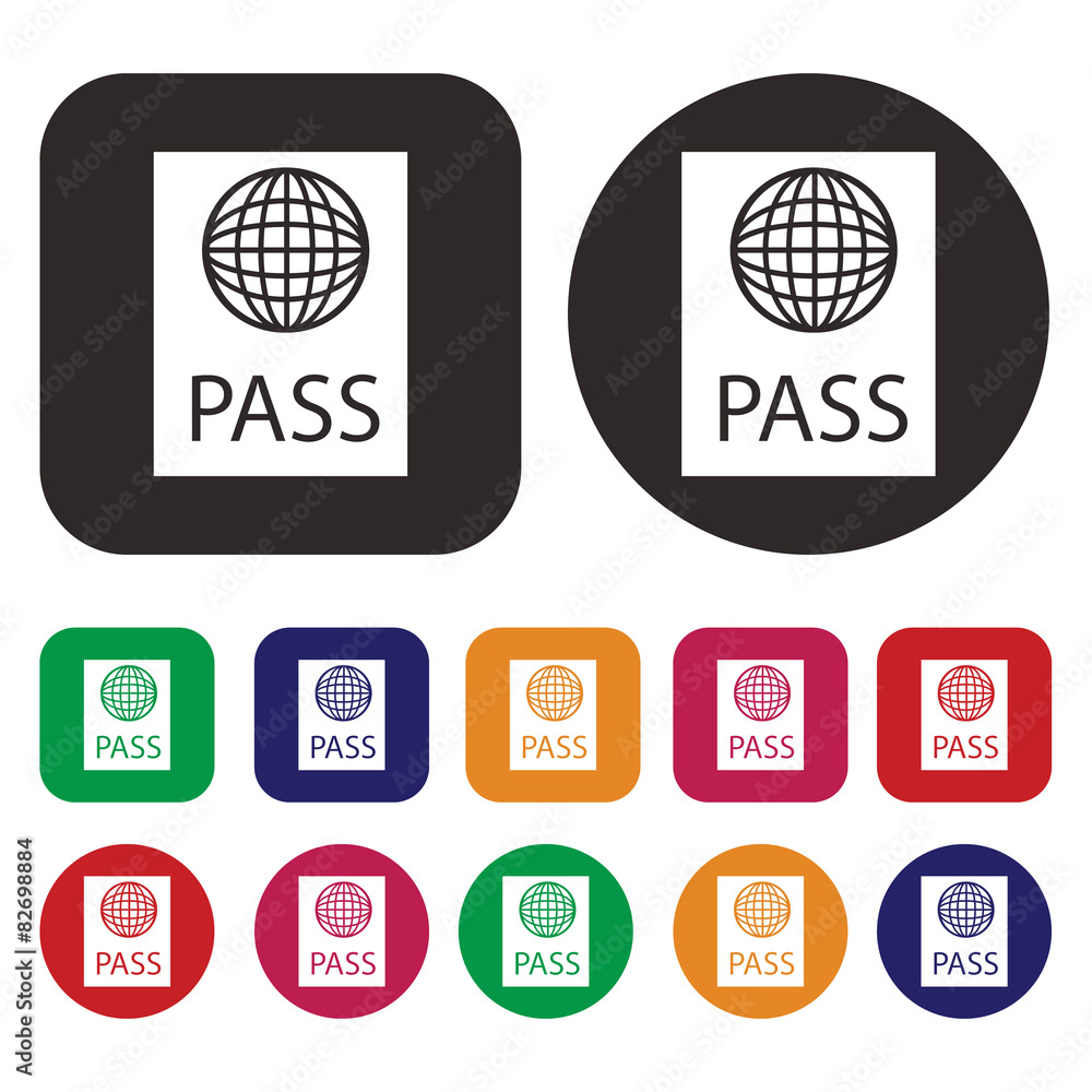 Passport icon . Passport vector icon Passport icon . Passport vector icon