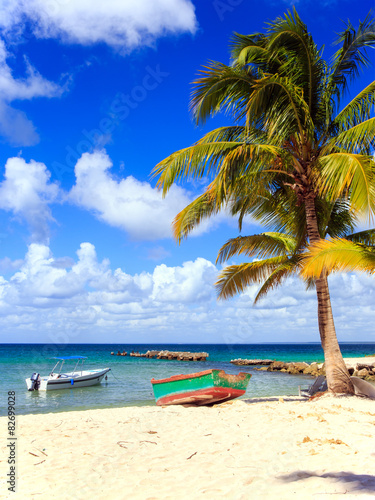 Caribbean beach in Dominican Republic