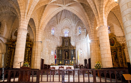 Interior of Santo Domingo cathedral