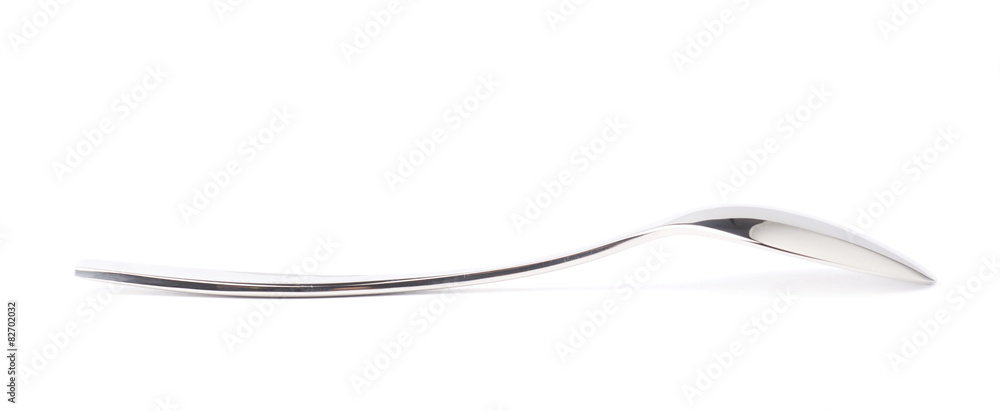 Stainless steel dessert spoon isolated Stainless steel dessert spoon isolated