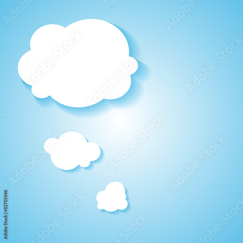 Icon of flying cloud
