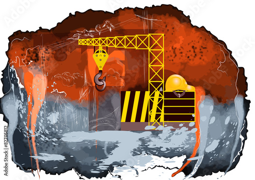 under construction background