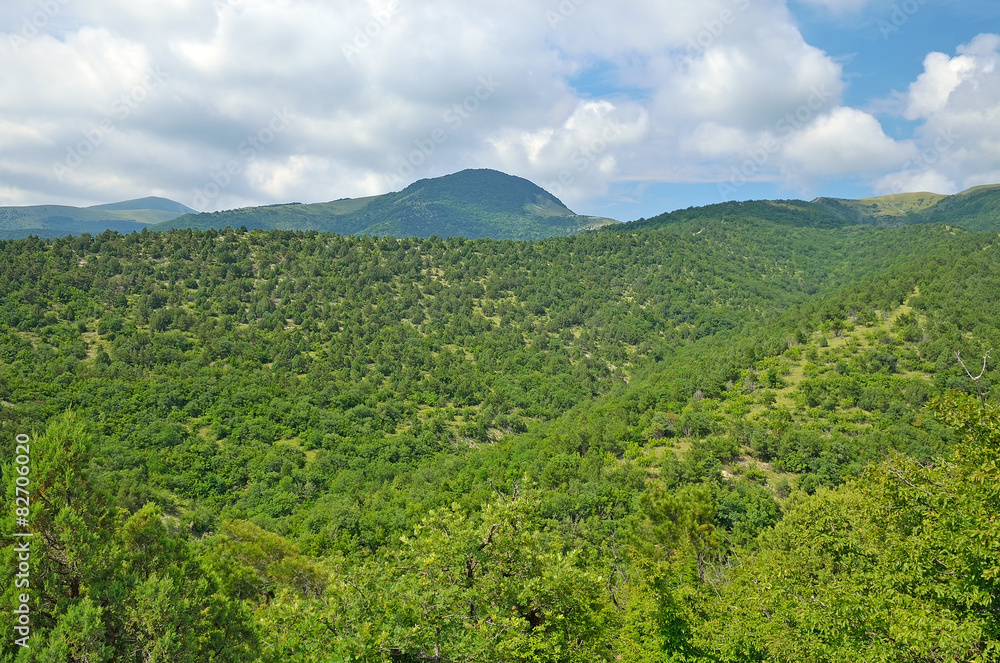 Summer landscape of Caucasus Mountains Summer landscape of Caucasus Mountains