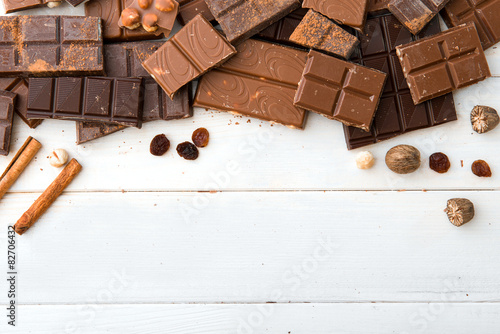 variety of chocolate