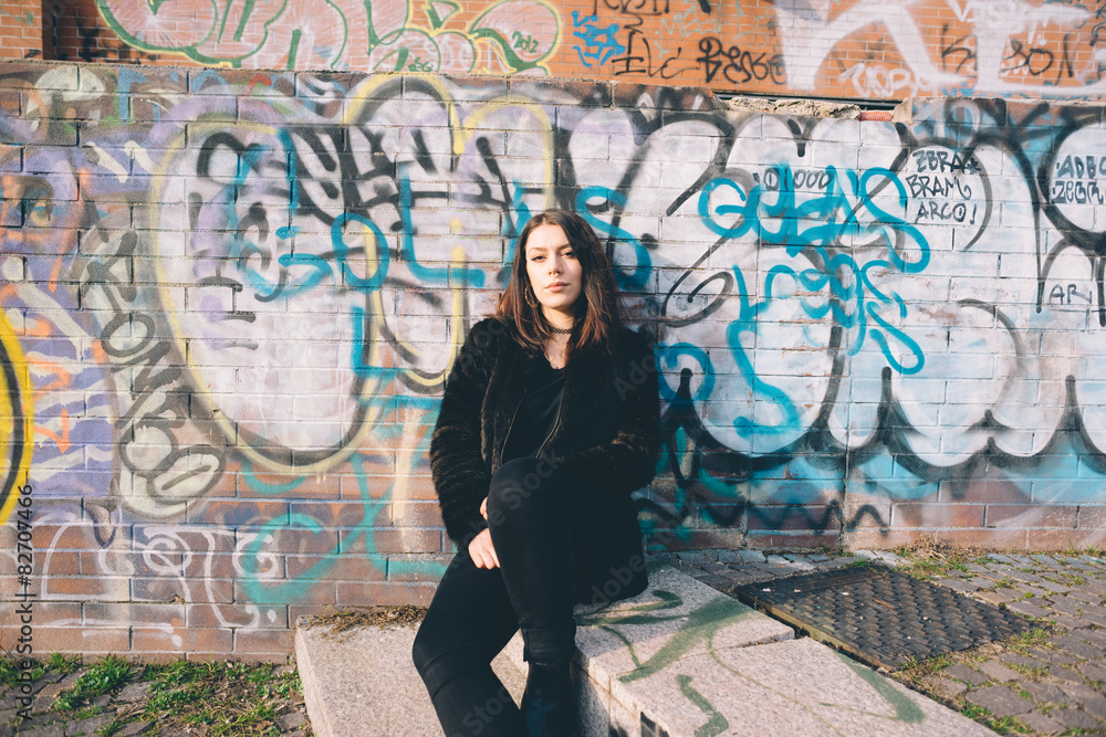 Obraz premium young beautiful woman