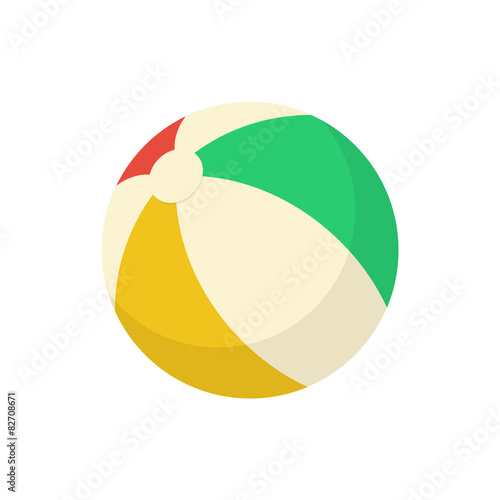 Ball beach toy.