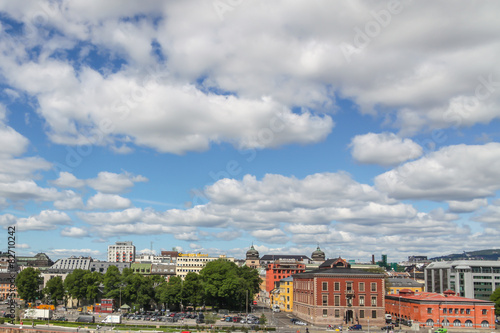 View of the central part of the city, Oslo, Norway