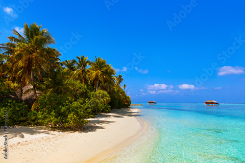 Tropical beach at Maldives