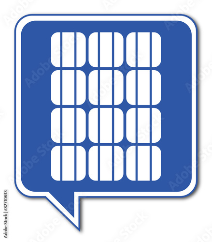 Logo panneaux solaires.