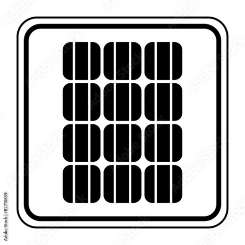 Logo panneaux solaires.