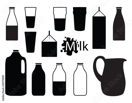 milk silhouettes 