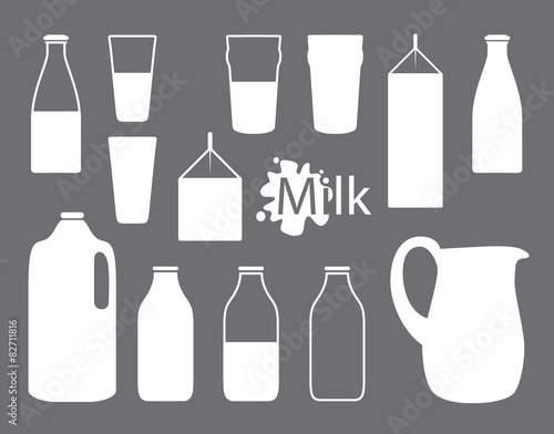 milk silhouettes 