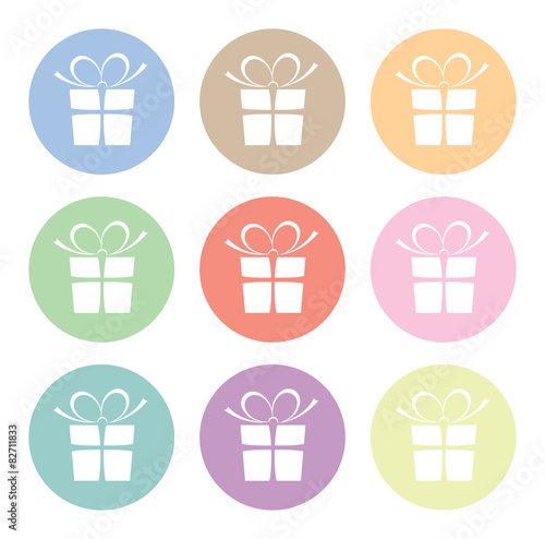 present silhouette set