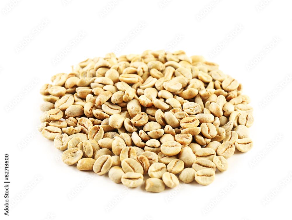 Coffee beans isolated on white Coffee beans isolated on white