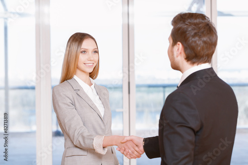 Wallpaper Mural Handshake of two partners Torontodigital.ca