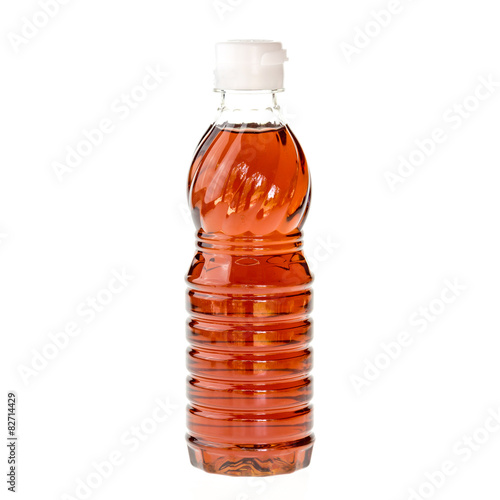 Photography Thai fish sauce in a bottle isolated on white