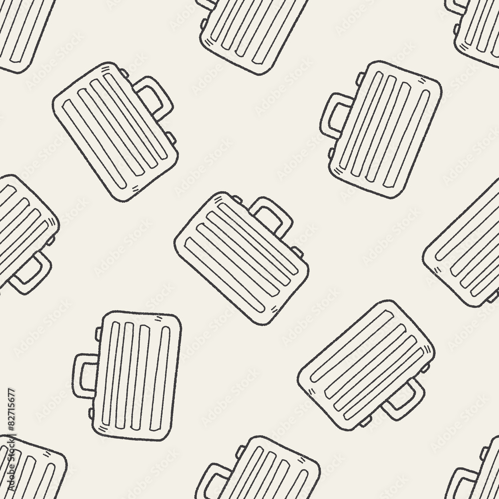 briefcase doodle drawing