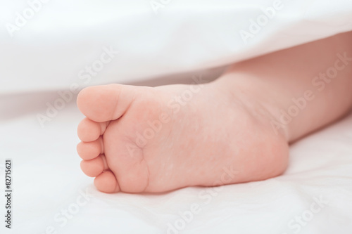 Feet of a little baby 