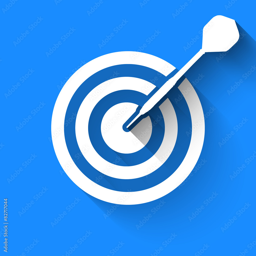 Darts target vector icon illustration Darts target vector icon illustration