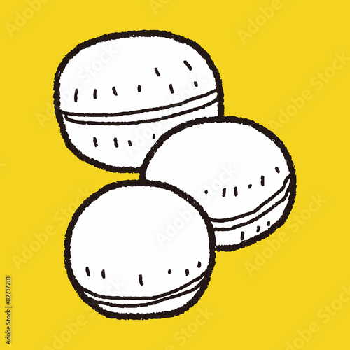 macaron doodle