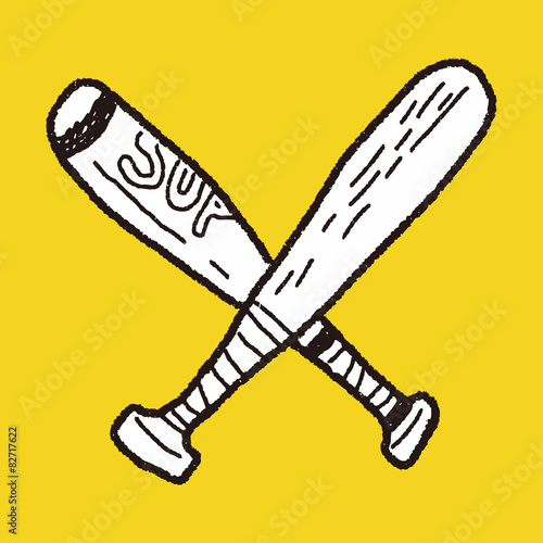 baseball bat doodle