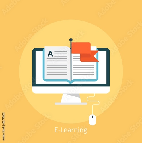 E-Learning concpt