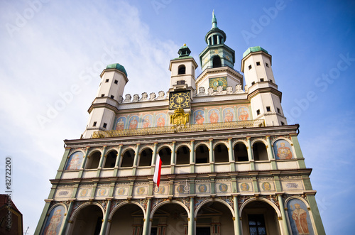 Old town hall in Poznan, Poland